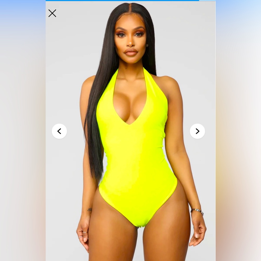 Fashion Nova Neon Bodysuit